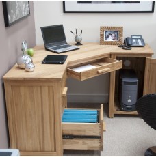 Opus Modern Oak Corner Desk